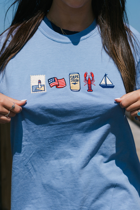 Blue Patch Tee